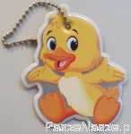 Zawieszka odblaskowa - brelok- KACZKA