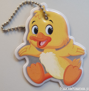 Zawieszka odblaskowa - brelok- KACZKA