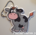 Zawieszka odblaskowa - brelok- KRÓWKA