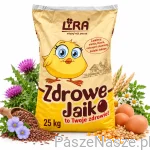 Pasza dla Kur Niosek ZDROWE JAJKO Drobek 25 kg Siemię Len Ostropest Zioła